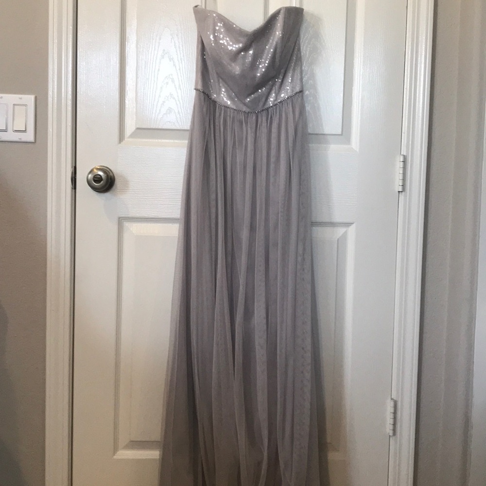 Silver Gray Prom Dress Sz. 6-8